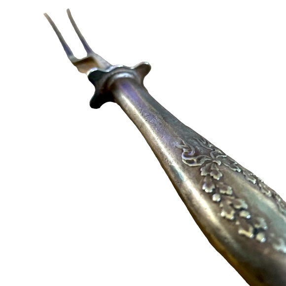 VINTAGE➕Silver Carving Fork - Picture 3 of 4